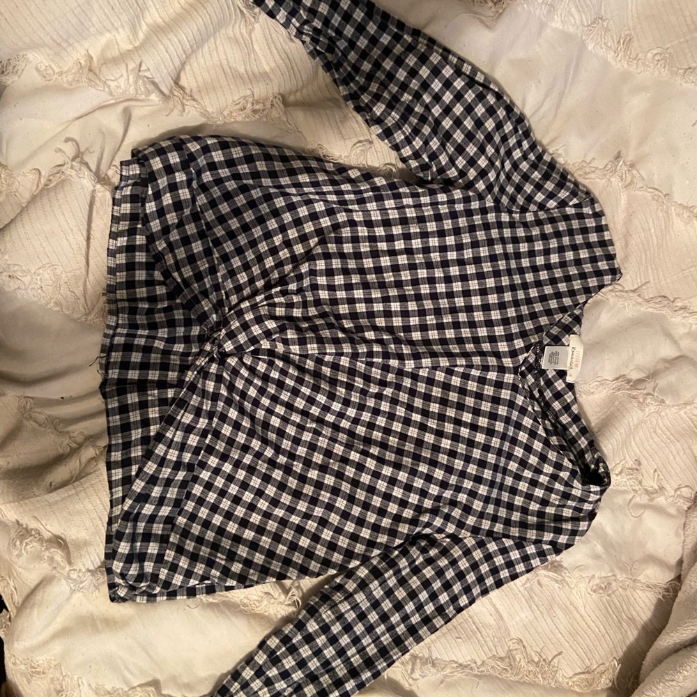 Navy Plaid Longsleeve
